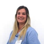 Enfermeira Marlene Martins, membro da equipa clínica da Clínica Dr. Júlio Barbosa em Viseu.