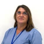 Paula Lopes, técnica auxiliar de saúde da Clínica Dr. Júlio Barbosa em Viseu.