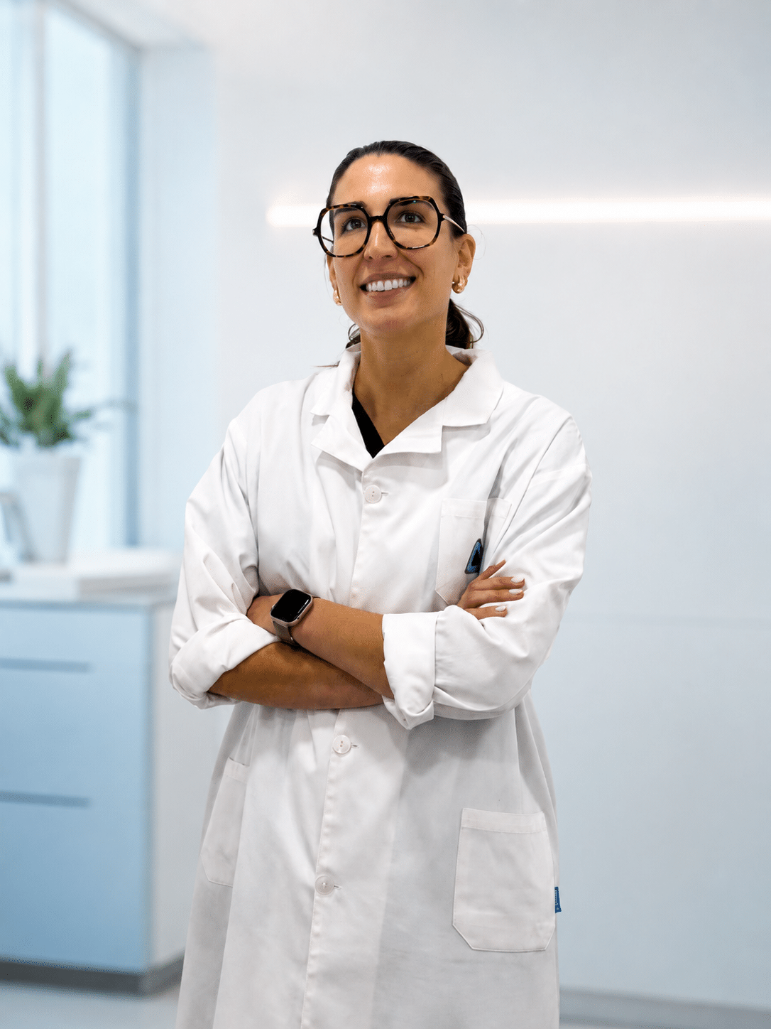 Dra. Catarina Correia em atendimento
